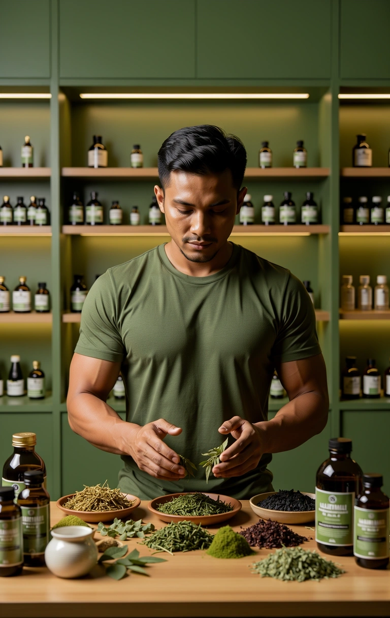Botanik premium Lelaki Perkasa